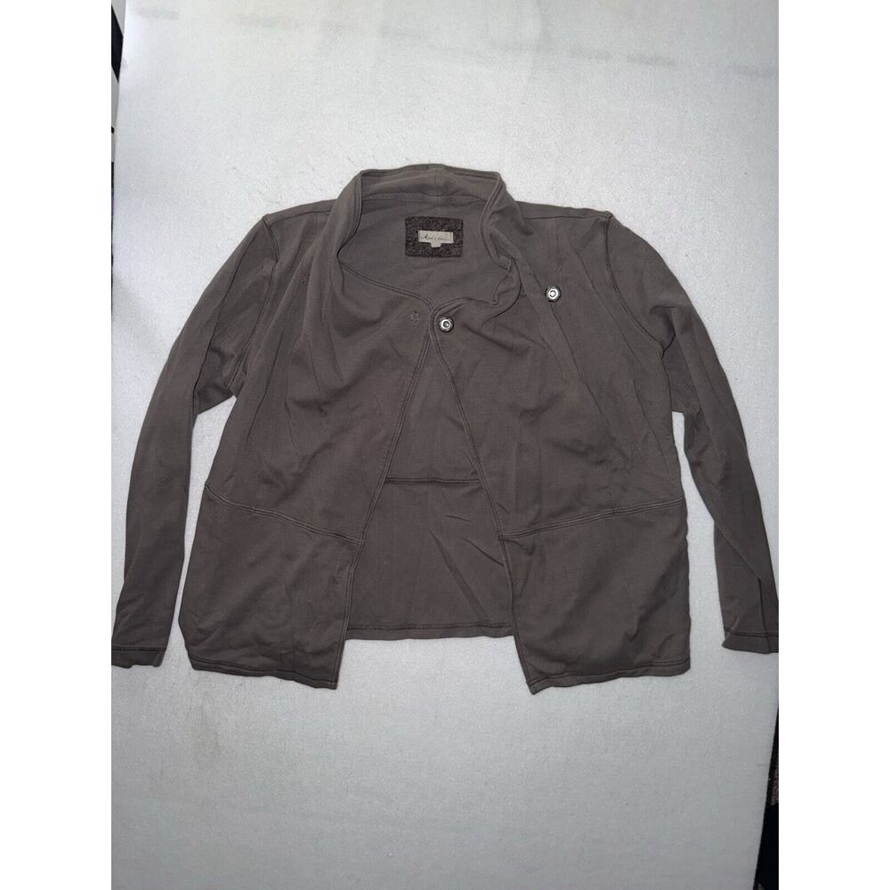 Mod-O-Doc Women's Jacket Brown Cardigan Bomber Jacket Size‎ Small